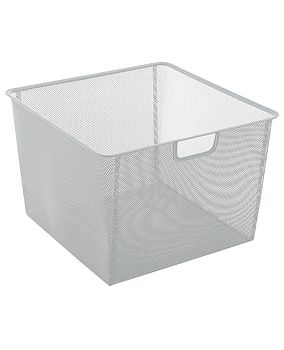 Корзина мелкосетчатая ПРАКТИК Home GBM 45х30 белая